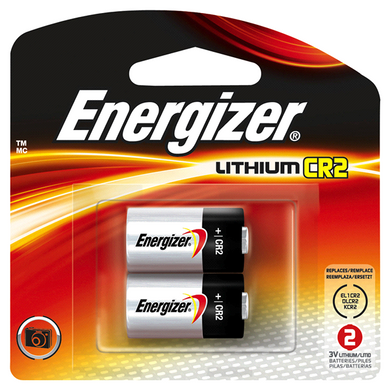 Energizer CR2 Lithium 3v Battery CR17355 EL1CR2 DLCR2 FRESH (2-Pack) - (Exp. 2027)
