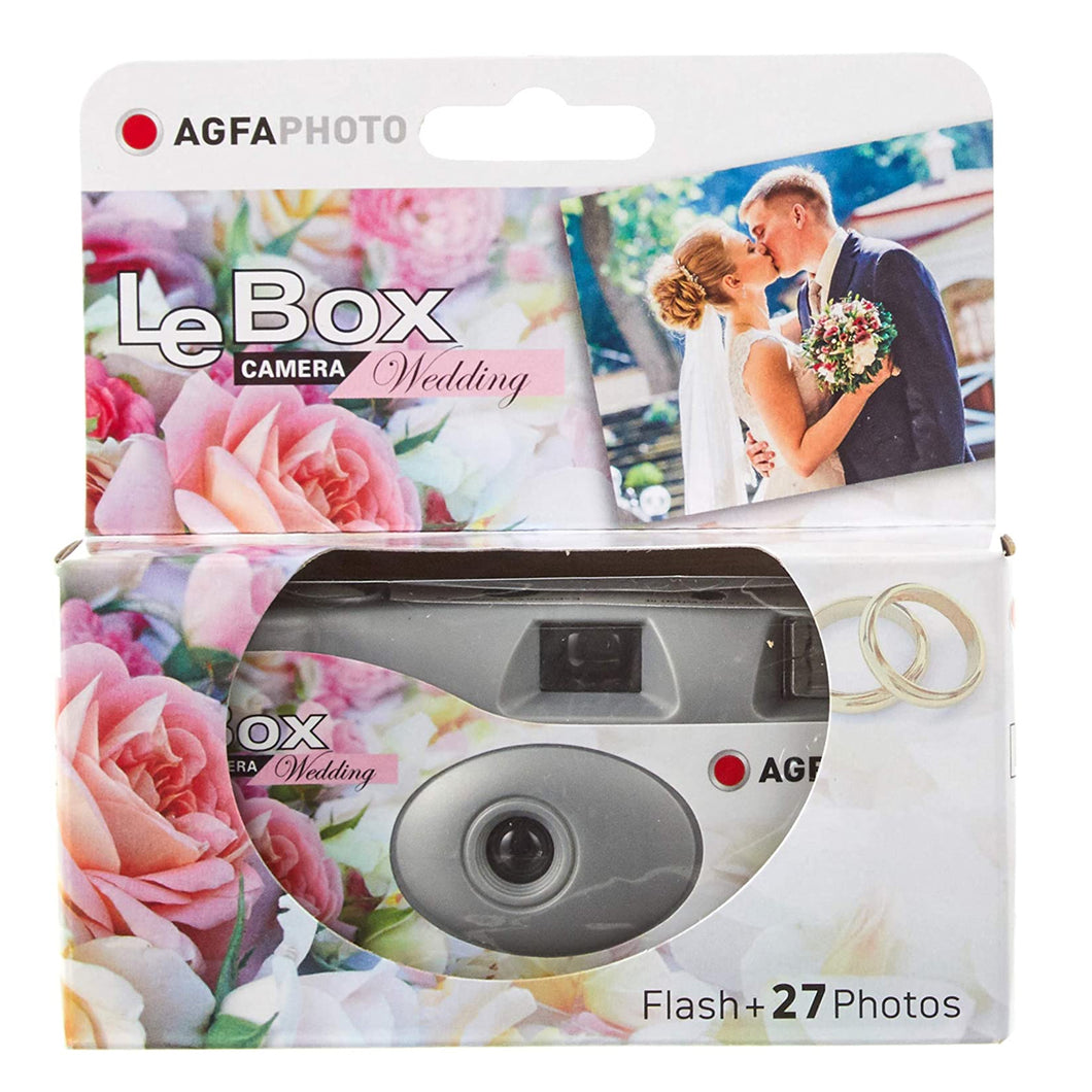 AgfaPhoto LeBox Single-Use Flash Camera (27 Exposures)