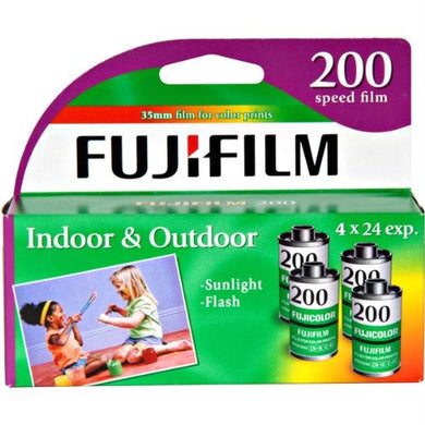 Fuji 200-24 35mm 4-Pack Film Exp. 2017 (4 Rolls)