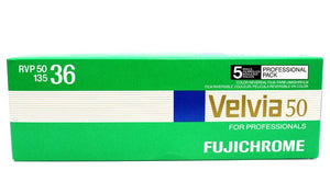 Fuji Velvia 50 135-36 35mm Film Wholesale Exp. (3/2017) - (5 Rolls)