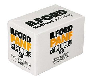Ilford PANF Plus 50 135-36 35mm Film  Wholesale (Single Roll)