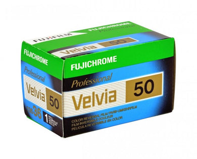 FUJIFILM Fujichrome Velvia 50 Professional RVP 50 (35mm Roll Film, 36 Exposures) - 2017 Expiry (Cold Stored)