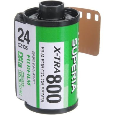 Fuji Superia X-TRA 800-24 35mm Exp. (2/2017) Film Wholesale (Single Roll)