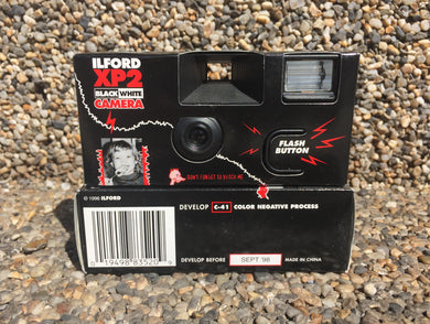 Ilford XP2 B&W Disposable Camera w/Flash 27 Exposures (Exp. 09/1998)