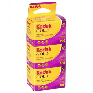 Kodak GOLD 200 35mm Color Film 36 Exposures (3 Pack)
