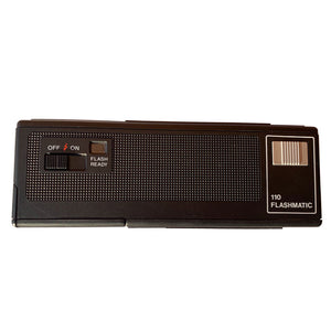 Haking 110 Film Camera Flashmatic Tele Zoom STB Vintage Point & Shoot