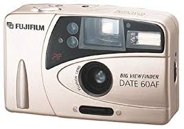 Fujifilm Big Viewfinder Date 60AF Point Shoot 35mm Film Camera