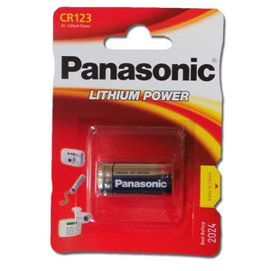 Panasonic CR123A CR123 CR 123 Lithium 3V Photo Batteries (exp. 2028)