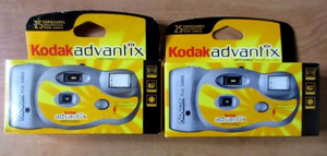 Kodak Avantix Switchable Disposable APS Film Camera Nexia Flash 25 Exposures