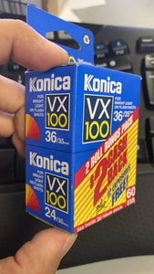 Konica VX 100 Rare Expired 35mm Film- 2 rolls