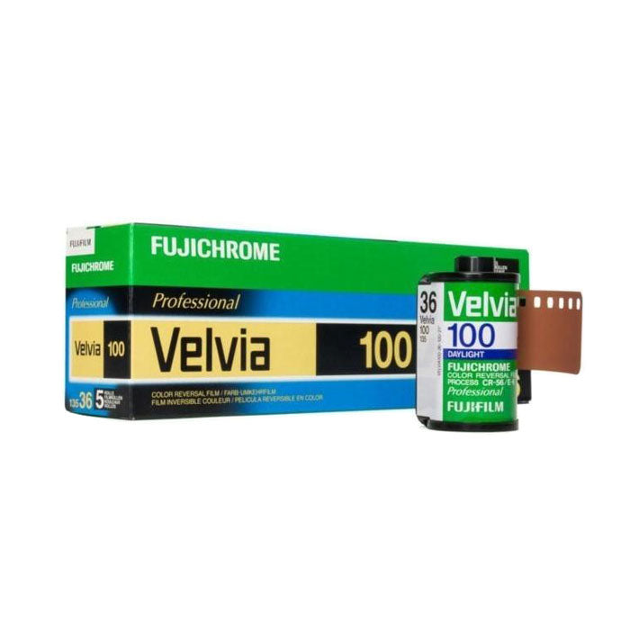 Fuji Velvia 100 RVP 135-36 35mm Film Wholesale (Dated 2017) (Single Roll)