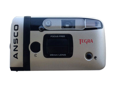 Ansco Tegra 35mm Compact Point & Shoot Camera Flash Panorama Focus Free Vintage