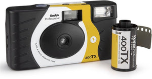 Kodak Professional Tri-X 400 Black White Negative Disposable Film Camera 27 Exp
