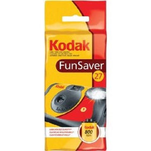 Kodak Disposable Camera FunSaver Flash 35mm Film One Time Use 800- 27Exp (02/2024)