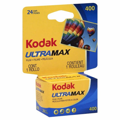 Kodak UltraMax 400 35mm 135-24 Color Film Wholesale - Exp. 03/2023 (Single Roll)